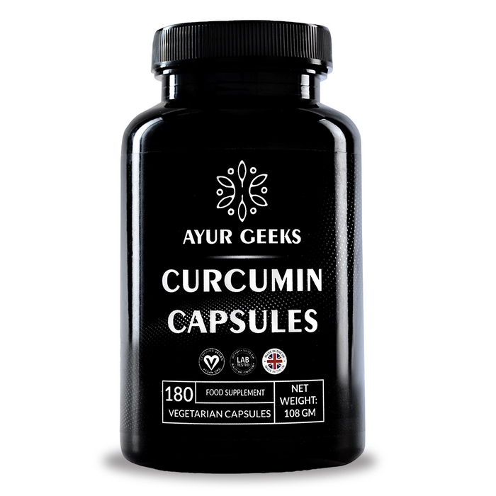 Ayurgeeks Curcumin Capsules 2600mg - 180 Capsules