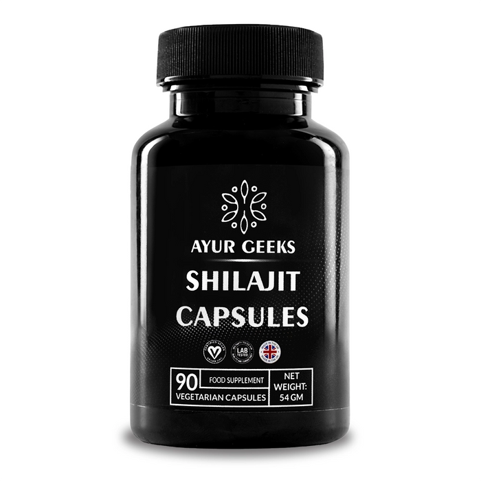 Ayurgeeks Shilajit Capsules 1000mg - 90 Capsules